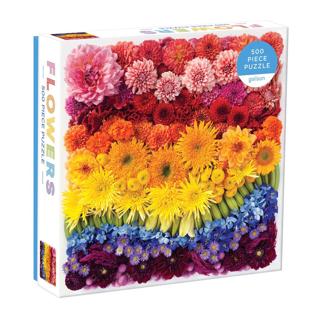 Chronicle Books - Rainbow Summer Flowers 500 Piece Puzzle