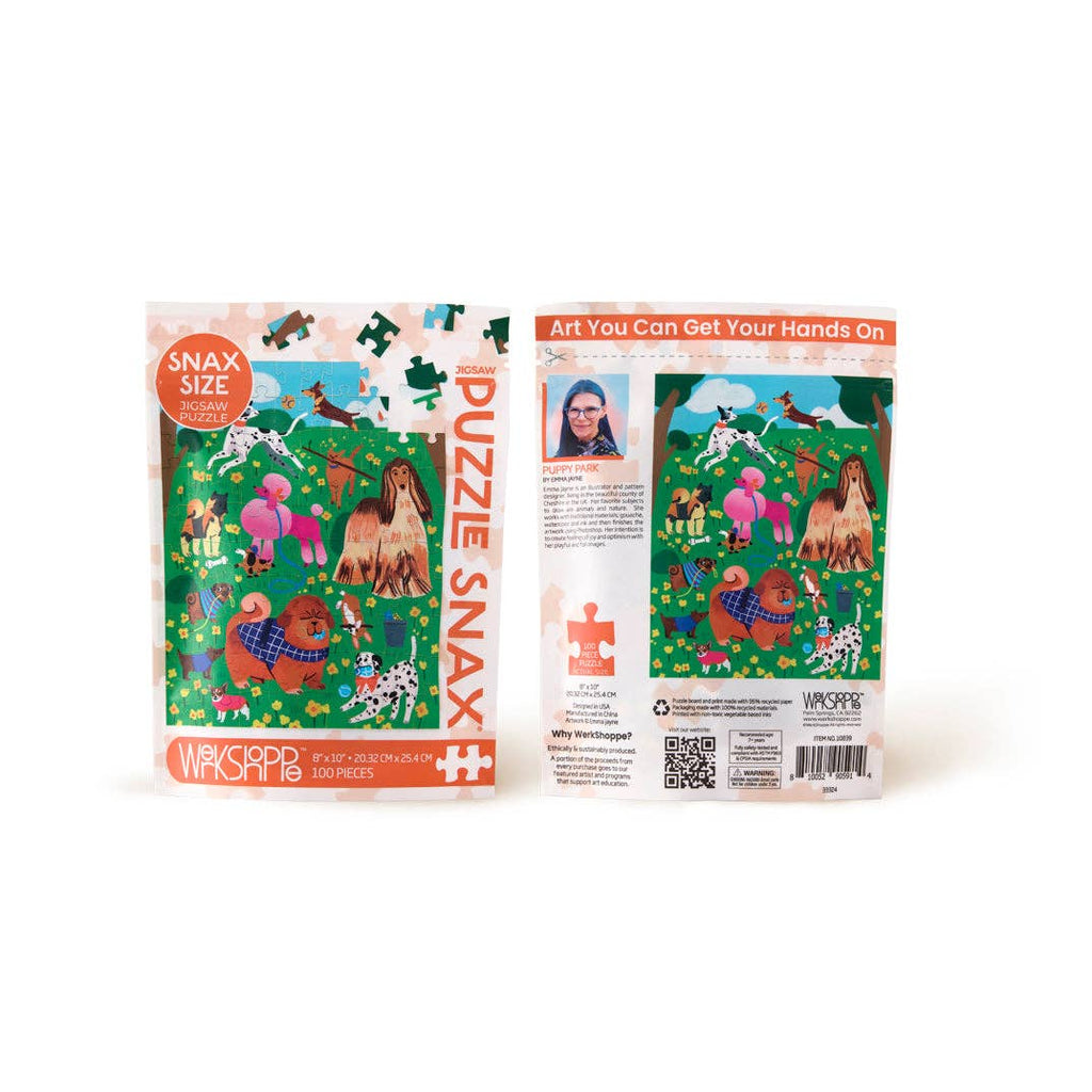 Puppy Park, 100-piece puzzle, WerkShoppe