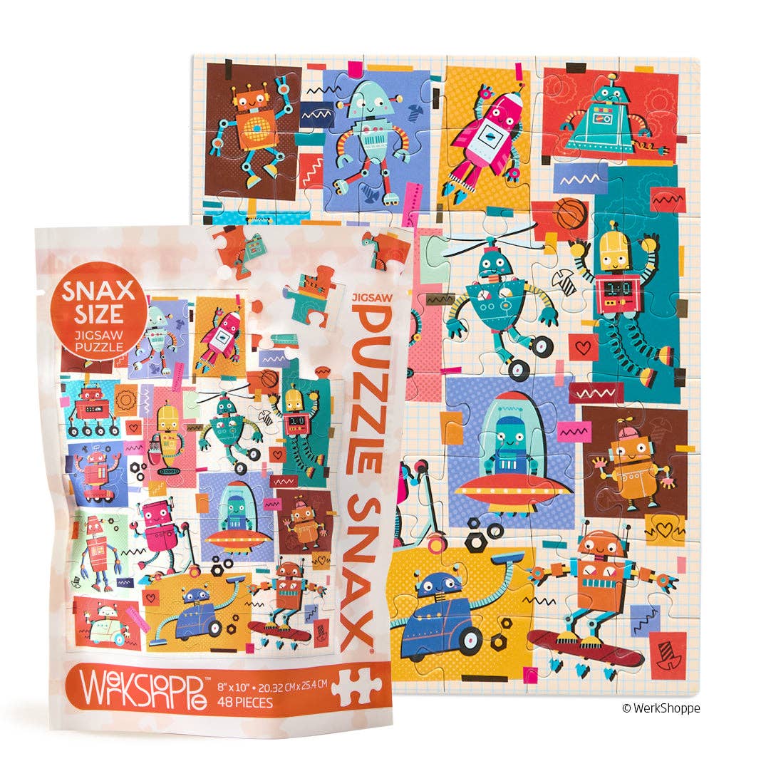 Robots, 48-piece puzzle, WerkShoppe