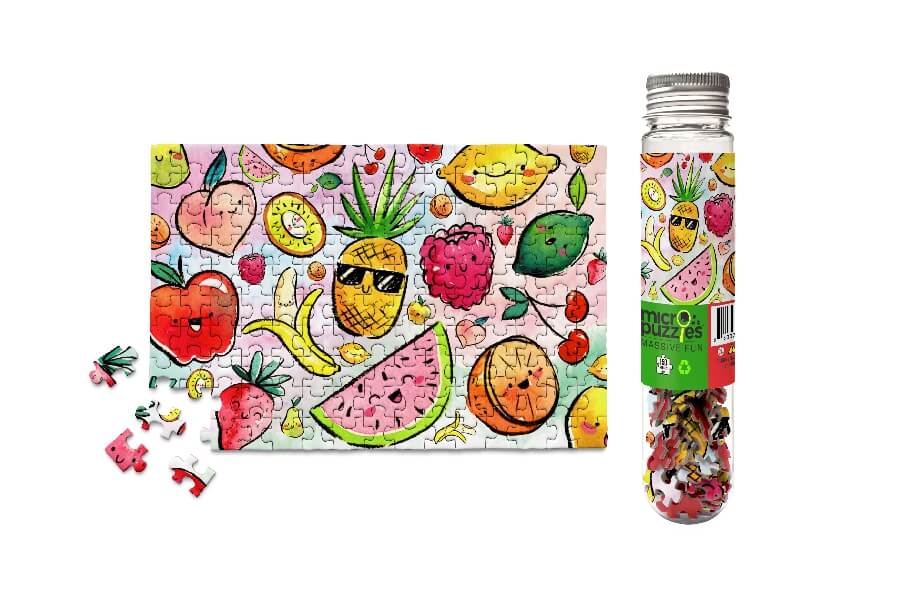 Funny Fruit, 150-piece mini puzzle, Micro Puzzles