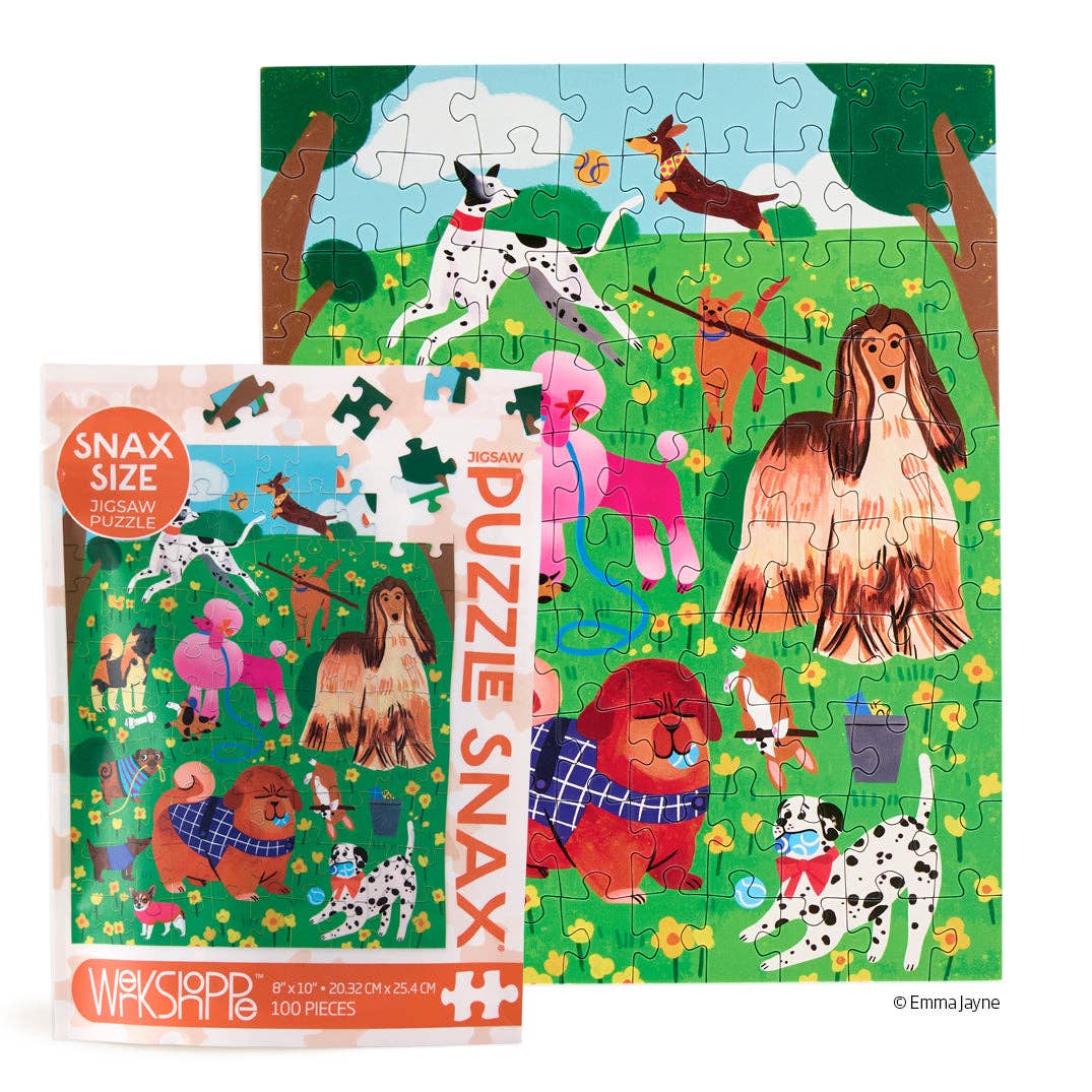 Puppy Park, 100-piece puzzle, WerkShoppe