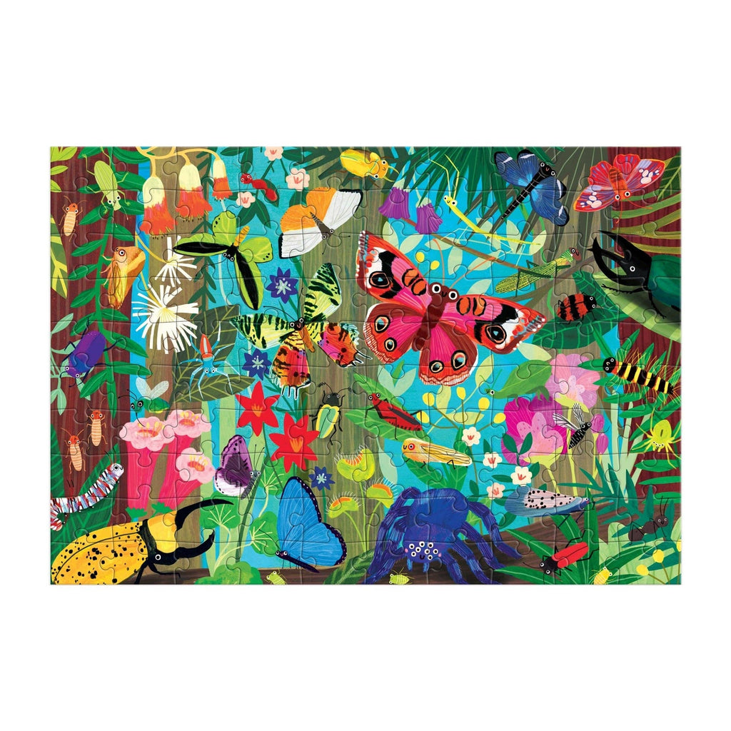 Bugs and Butterflies, 100-piece kids' puzzle, Mudpuppy