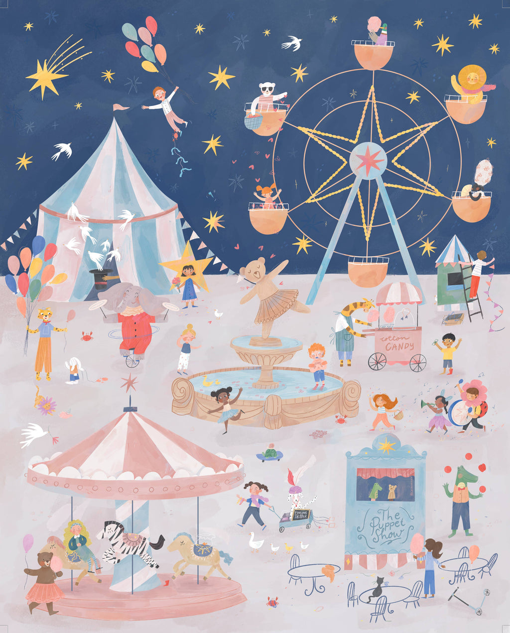 The Carnival of Wonders, 100-piece kids' puzzle, Once Upon a Puzzle