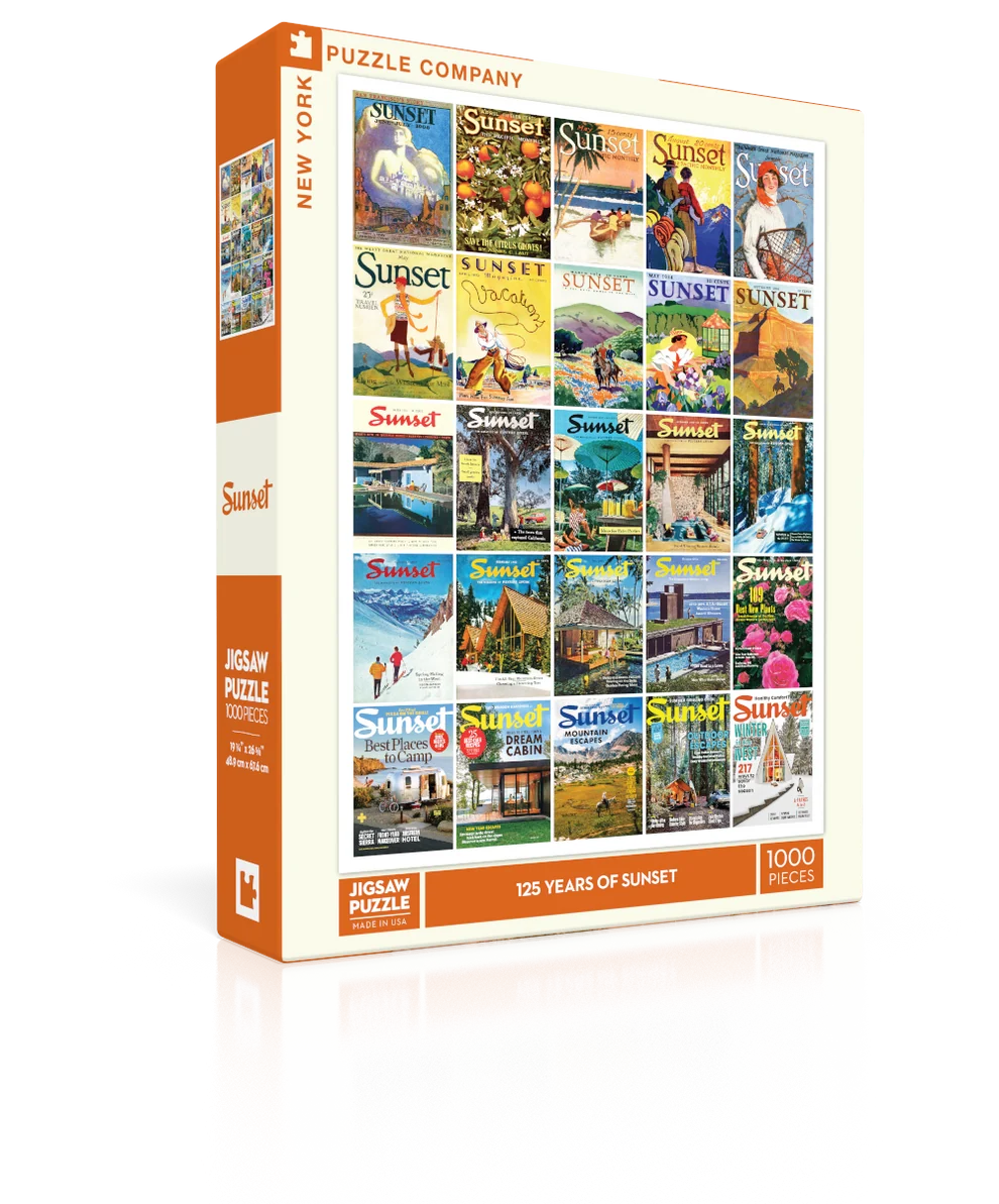 125 Years of Sunset, 1000-piece puzzle, New York Puzzle Company