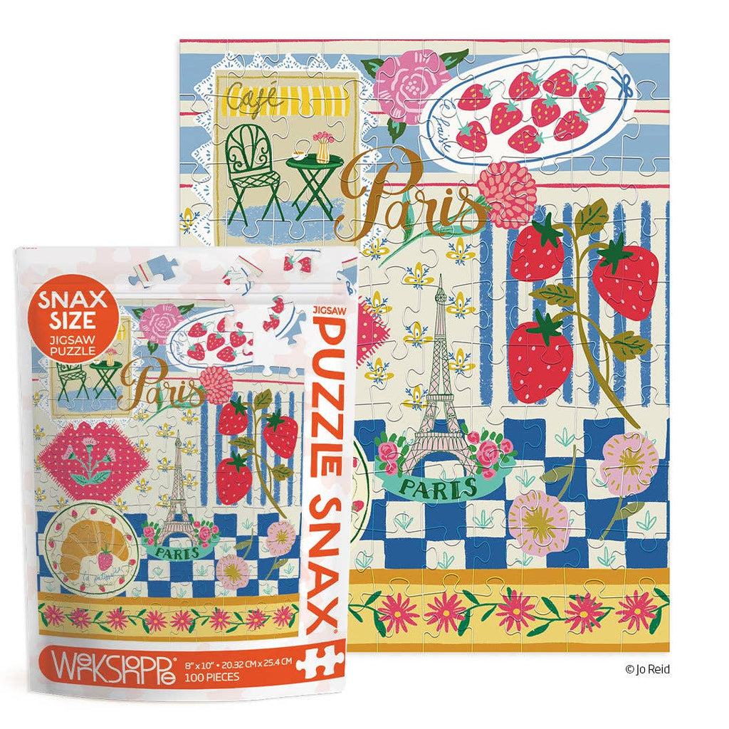 Paris Cafe, 100-piece puzzle, WerkShoppe