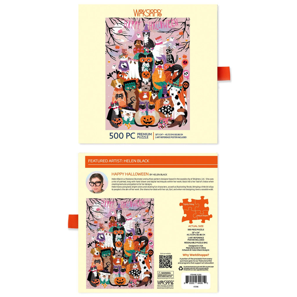 Happy Halloween, 500-piece puzzle, WerkShoppe