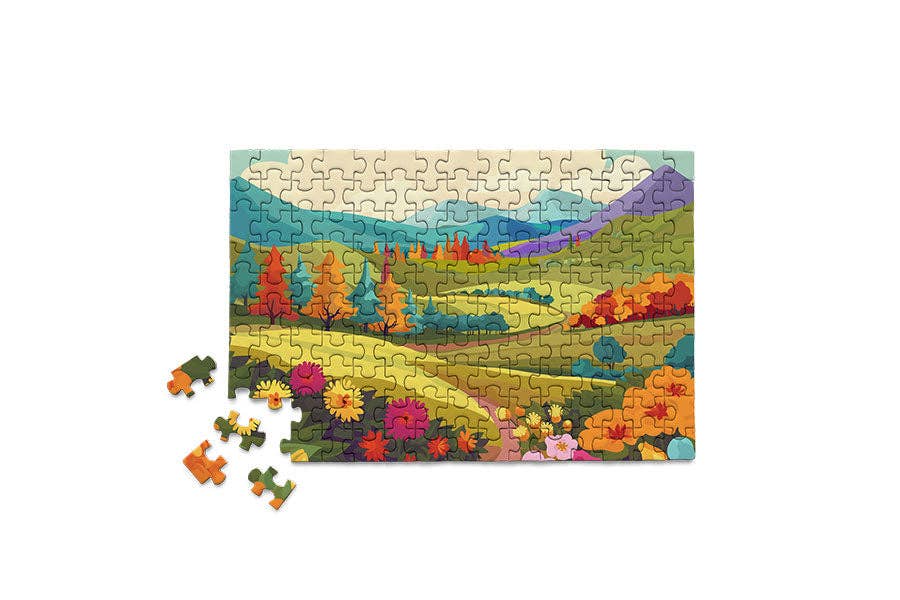 Mountain Meadows, 150-piece mini puzzle, Micro Puzzles