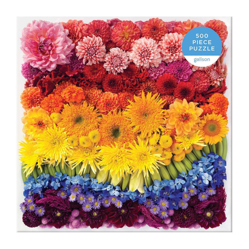 Chronicle Books - Rainbow Summer Flowers 500 Piece Puzzle