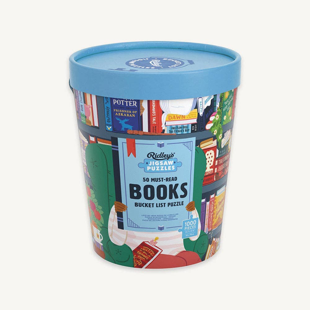 50 Must-Read Books (Bucket List), 1000-piece puzzle, Ridley's