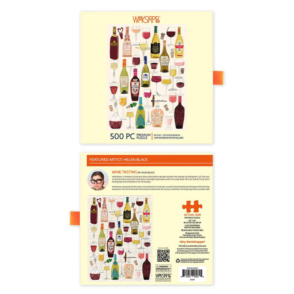 Wine Tasting, 500-piece puzzle, WerkShoppe