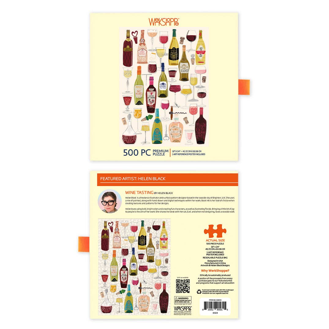 Wine Tasting, 500-piece puzzle, WerkShoppe