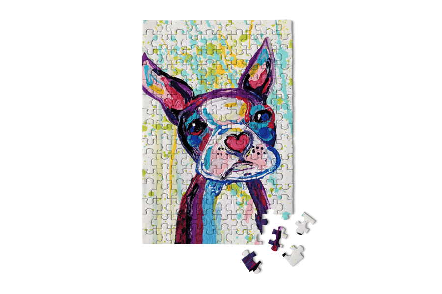 Heart-Nosed Ned, 150-piece mini puzzle, Micro Puzzles