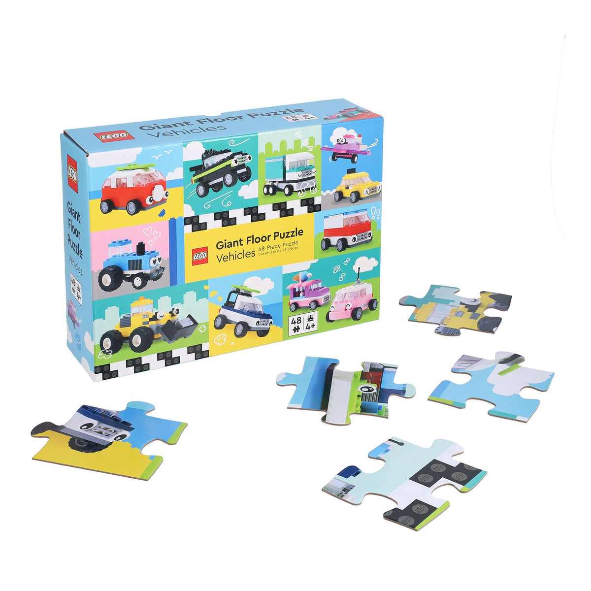 LEGO Vehicles, 48-piece kids' puzzle, Chronicle Books
