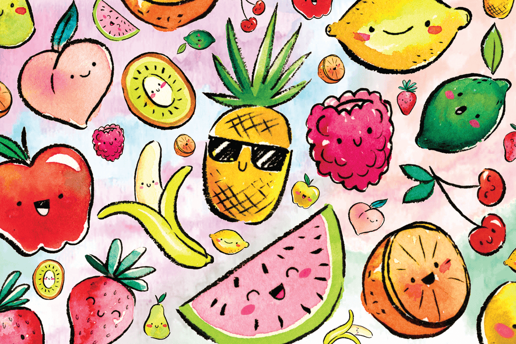 Funny Fruit, 150-piece mini puzzle, Micro Puzzles