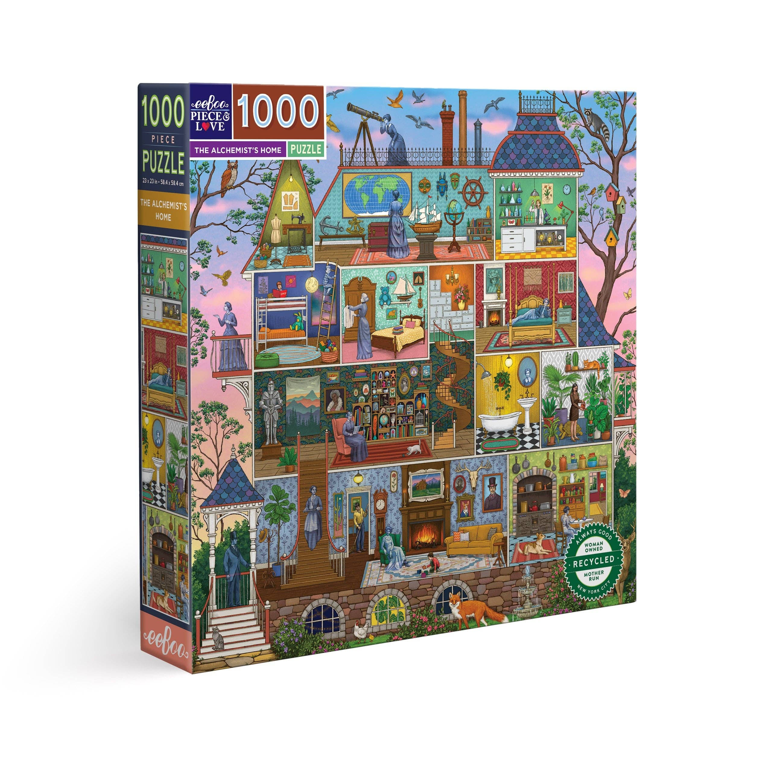 The Alchemist's Home, 1000-piece puzzle, eeBoo