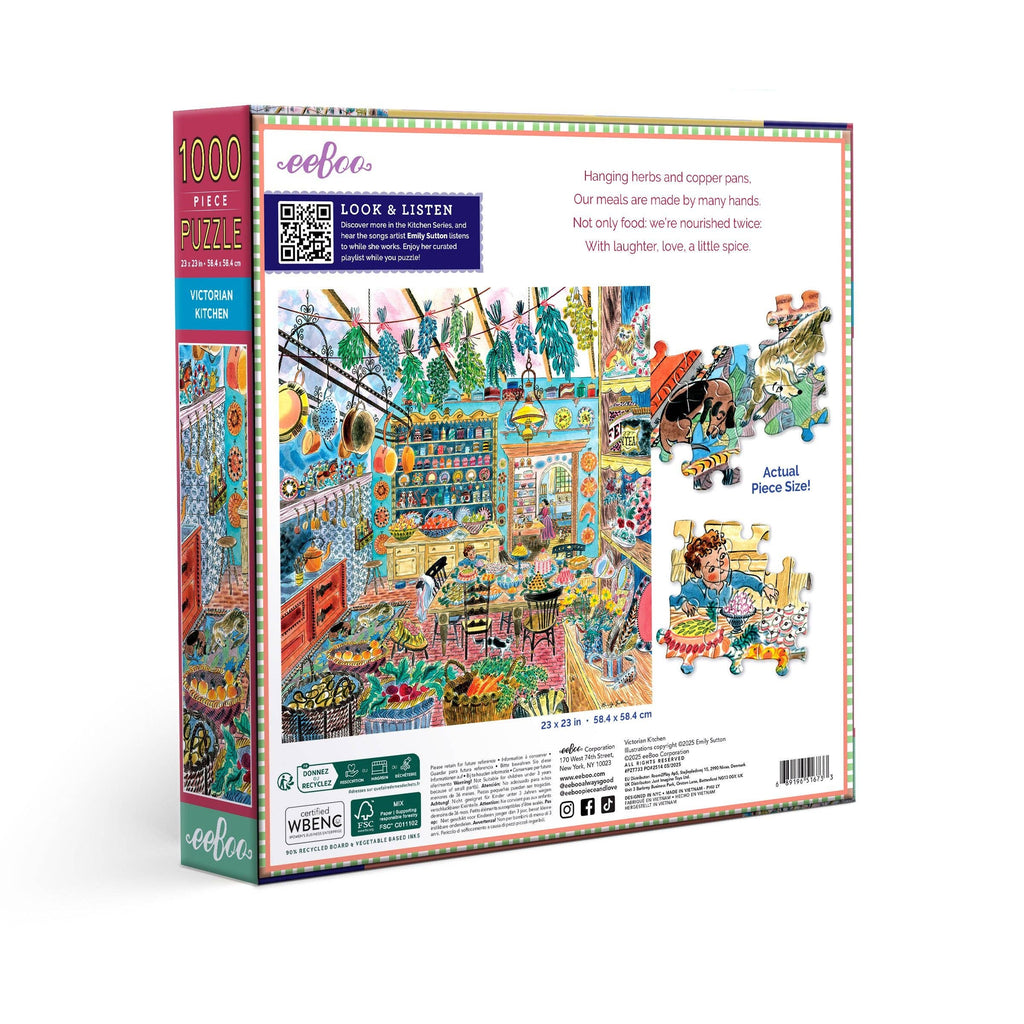 Victorian Kitchen, 1000-piece puzzle, eeBoo