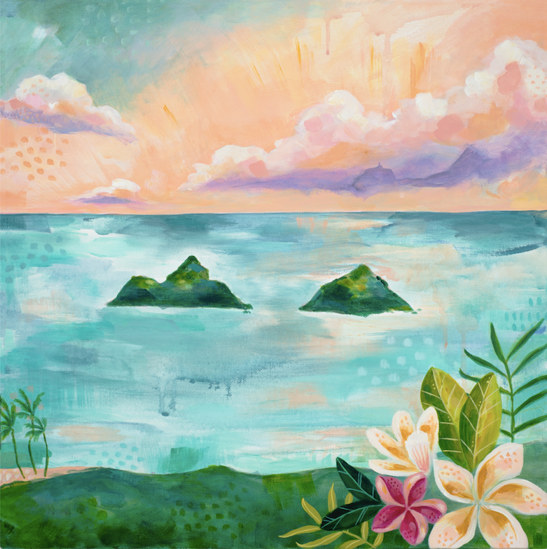 Mokulua Glow, 500-piece puzzle, Surf Shack Puzzles