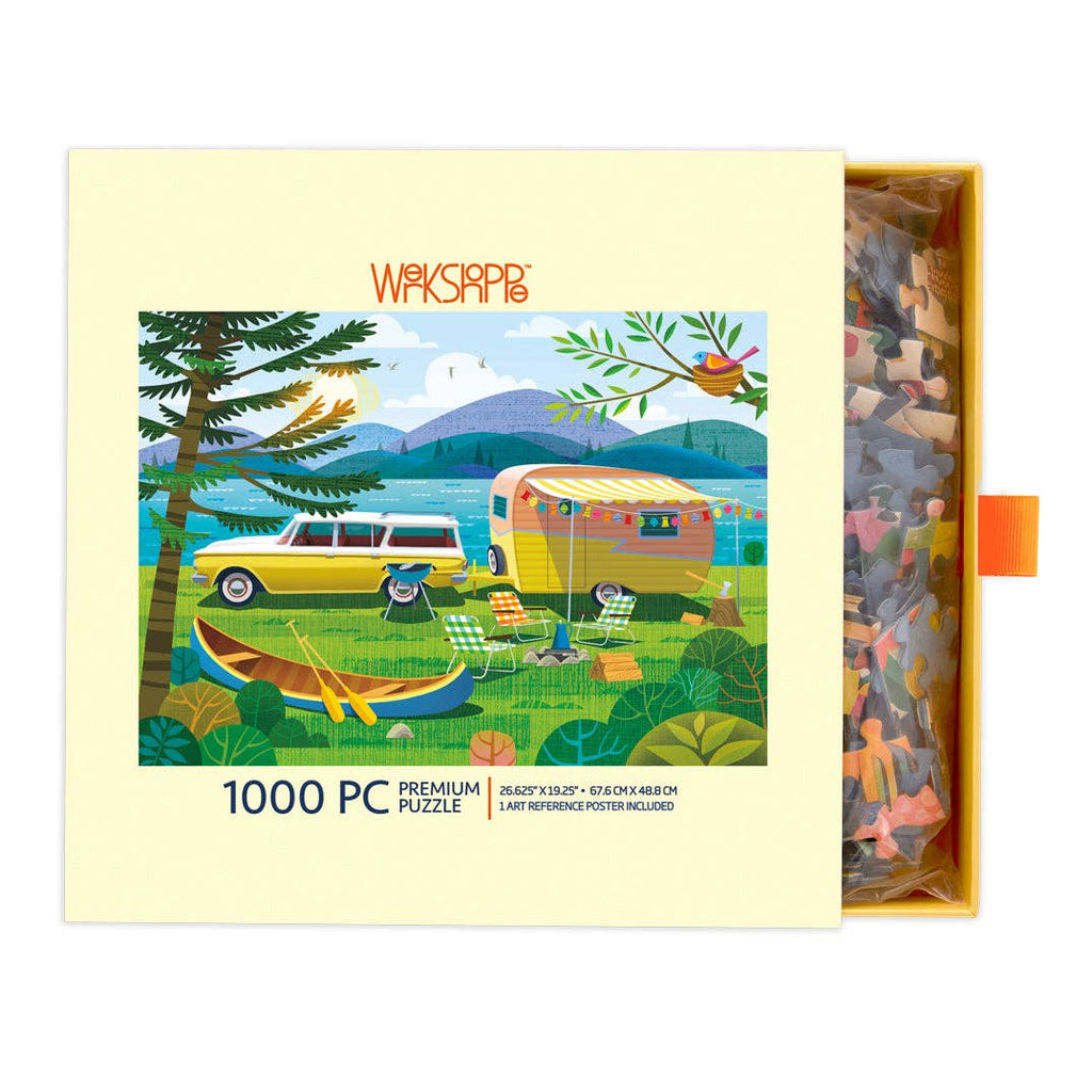 Happy Camper, 1000-piece puzzle, WerkShoppe