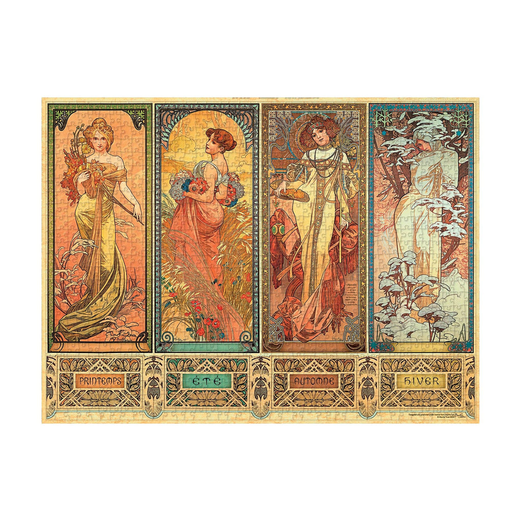 Seasons, 1000-piece foil-accented puzzle, Paperblanks