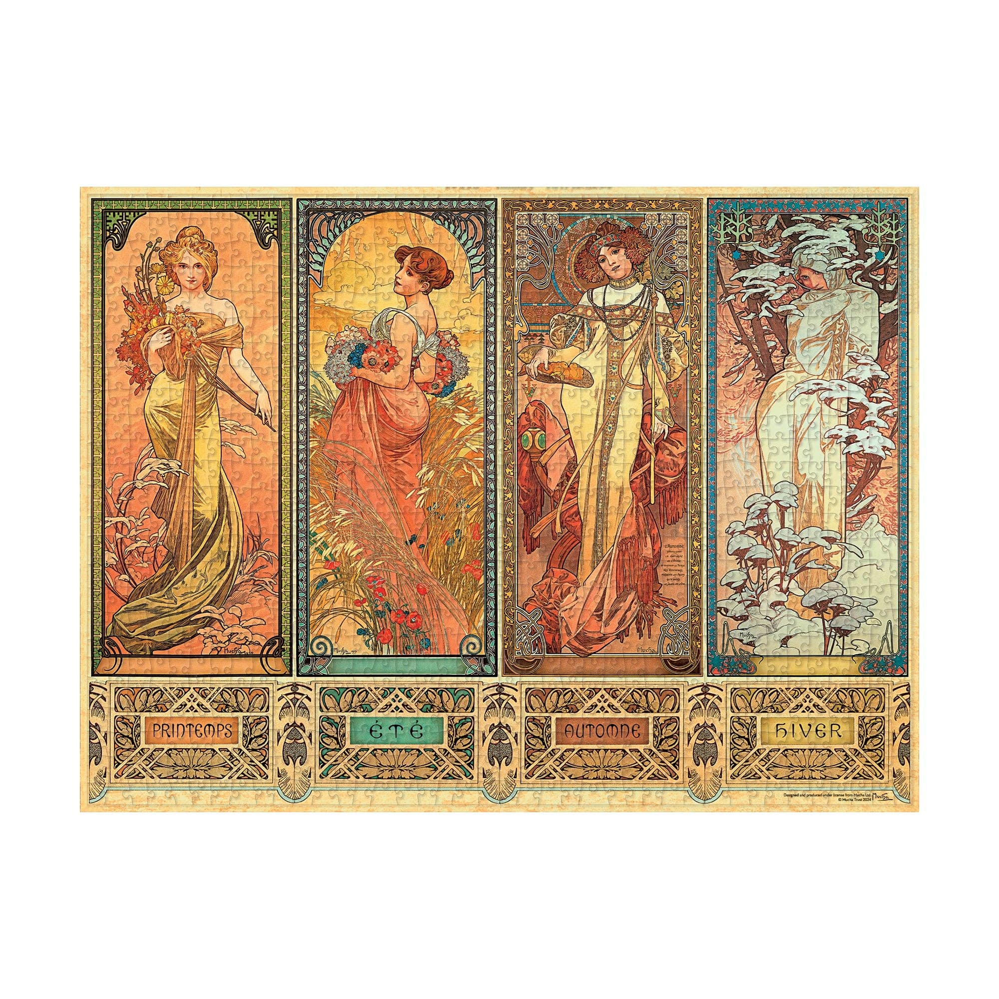 Seasons, 1000-piece foil-accented puzzle, Paperblanks