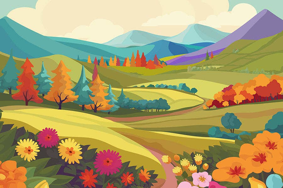Mountain Meadows, 150-piece mini puzzle, Micro Puzzles