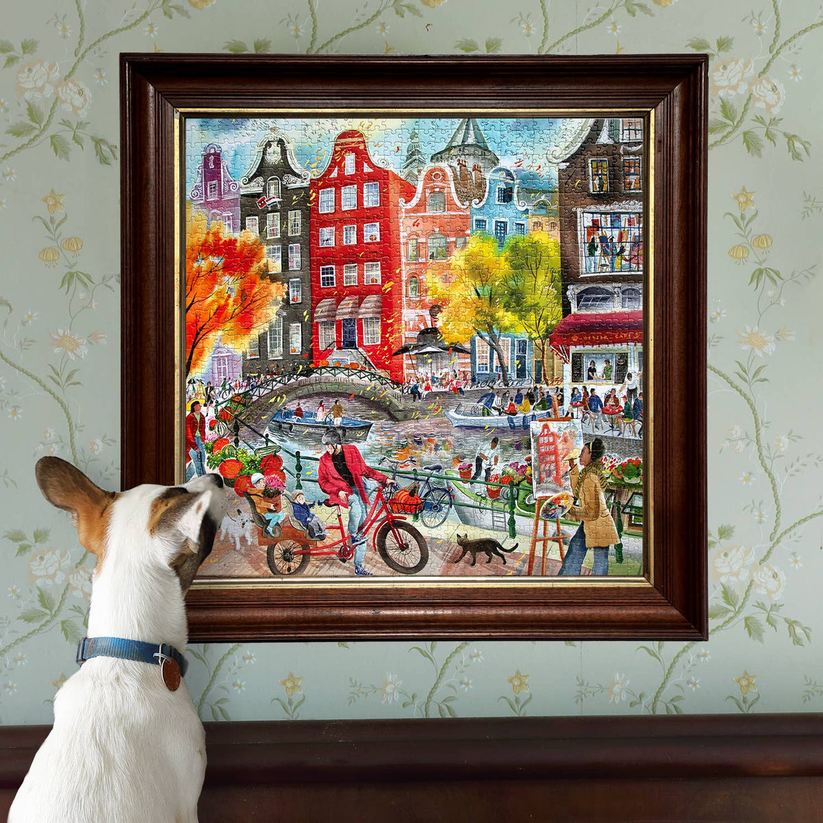 Artists in Amsterdam, 1000-piece puzzle, eeBoo