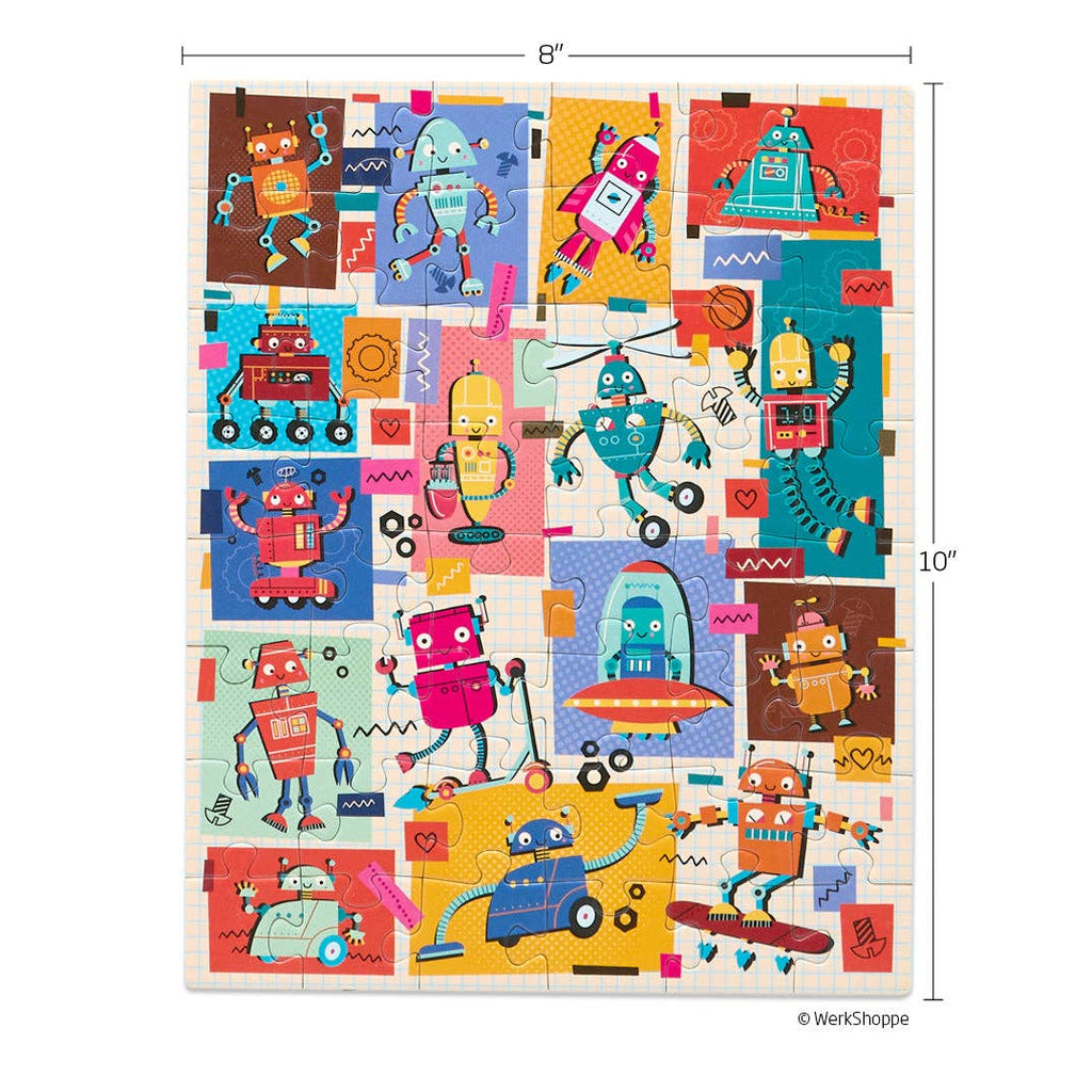 Robots, 48-piece puzzle, WerkShoppe
