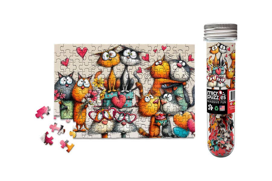 Lovable Cats, 150-piece mini puzzle, Micro Puzzles