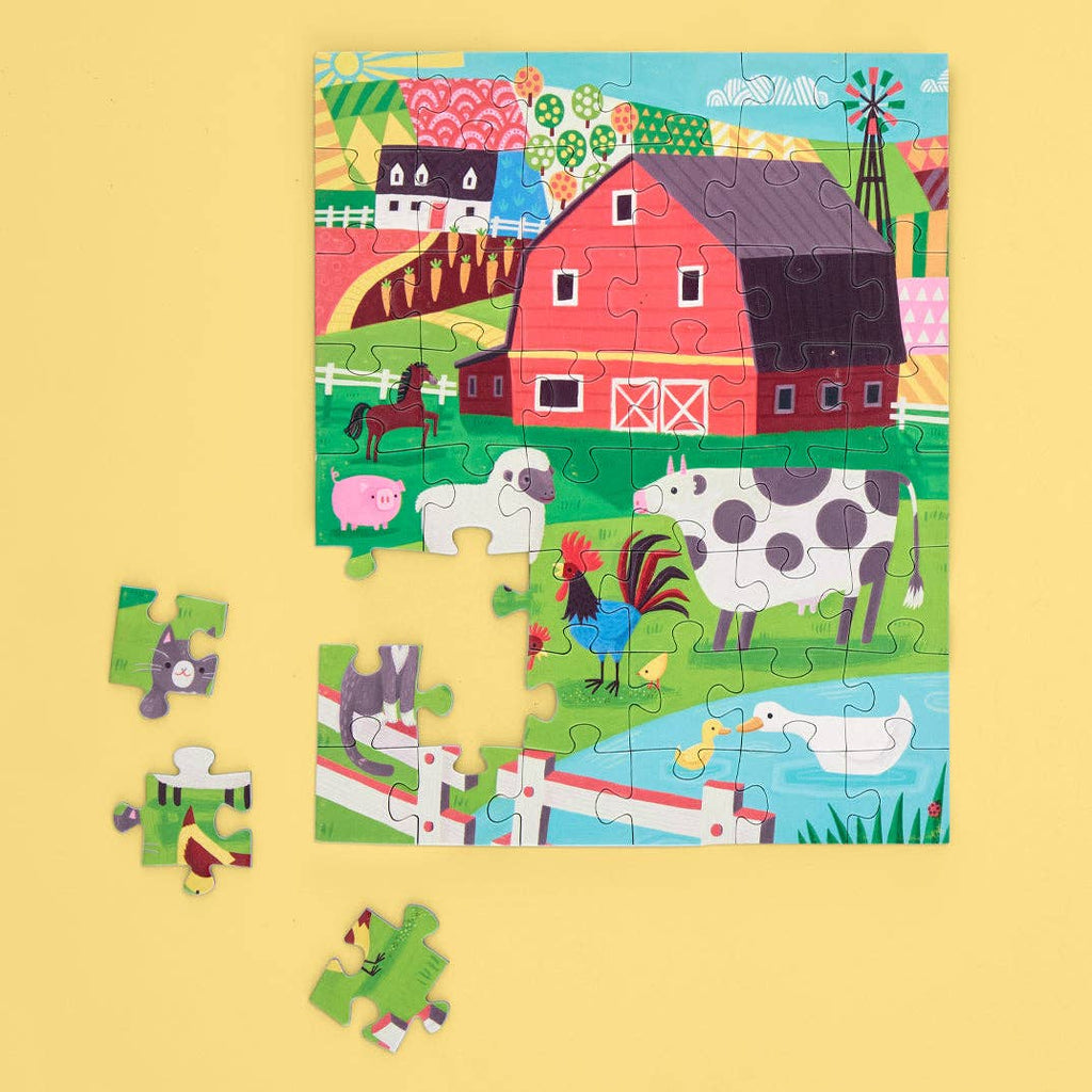 Farm Friends, 48-piece puzzle, WerkShoppe