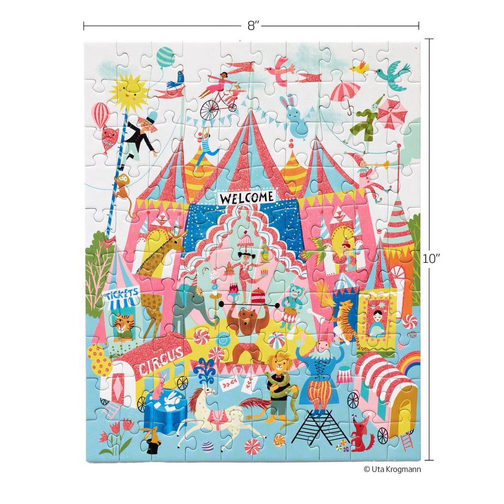 Colorful Circus, 100-piece puzzle, WerkShoppe