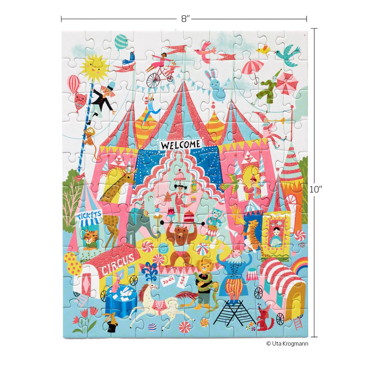 Colorful Circus, 100-piece puzzle, WerkShoppe