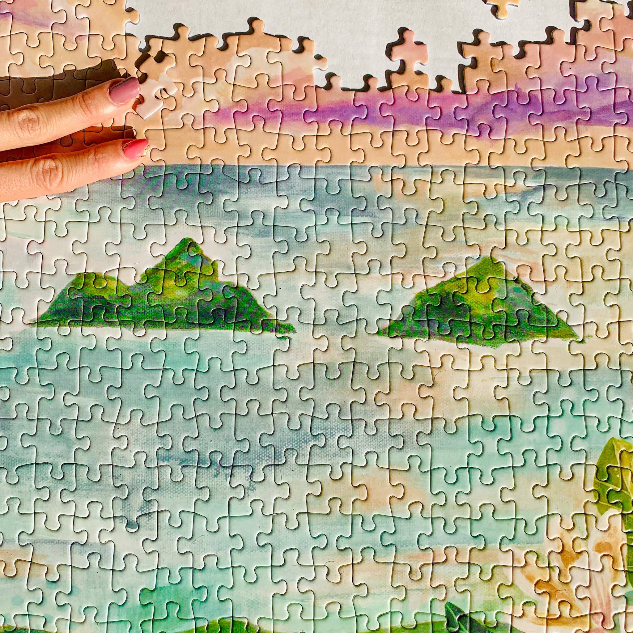 Mokulua Glow, 500-piece puzzle, Surf Shack Puzzles