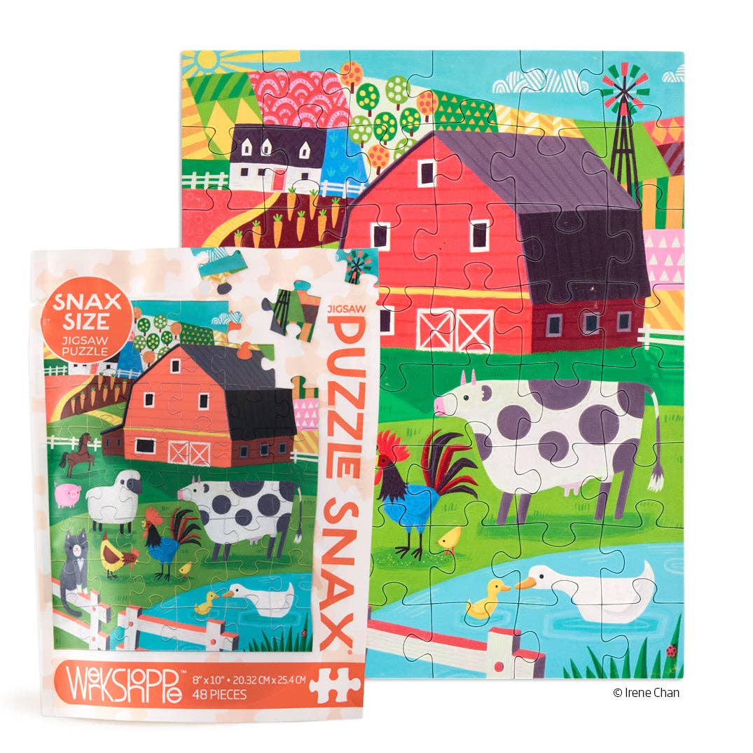 Farm Friends, 48-piece puzzle, WerkShoppe