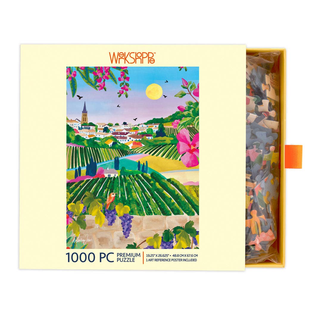 Village Vineyard, 1000-piece puzzle, WerkShoppe