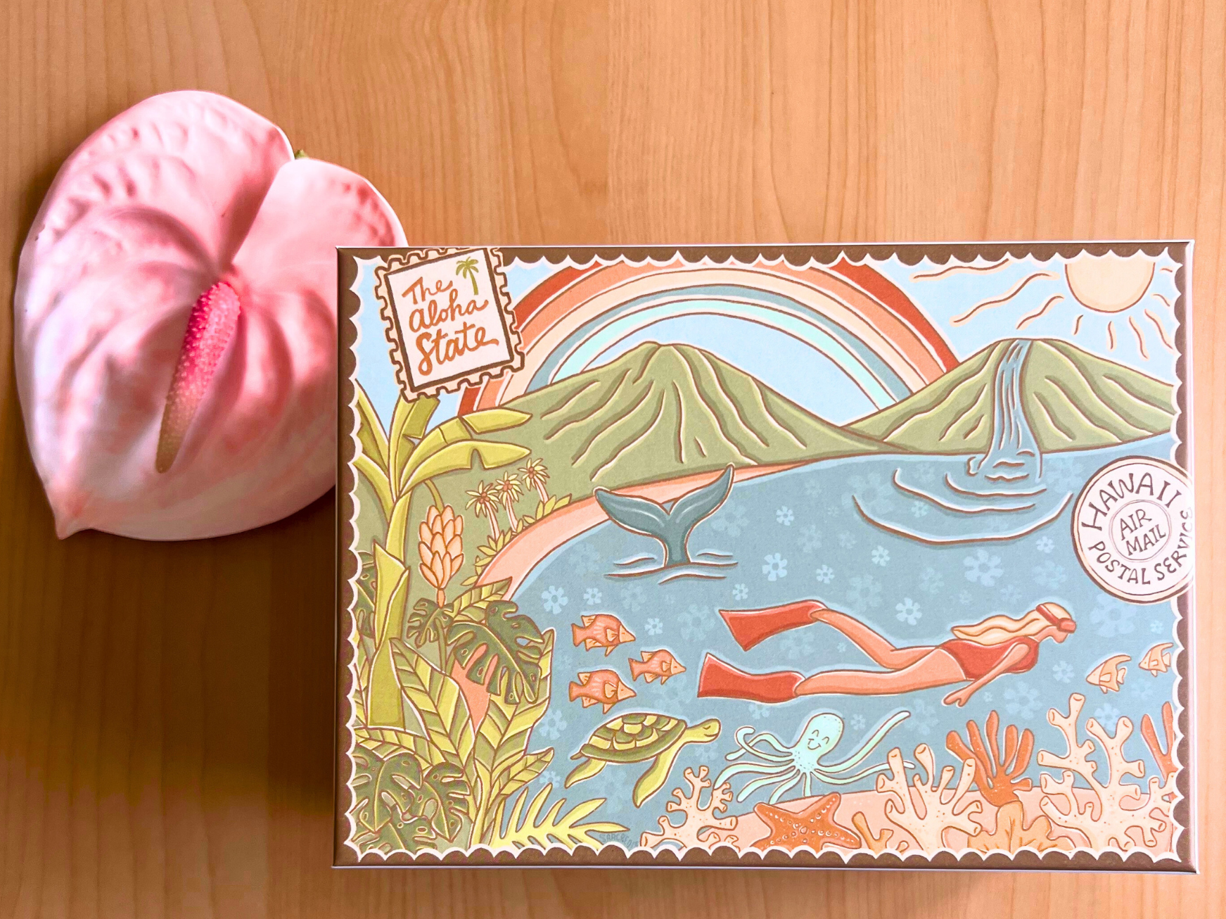 Postcard from Paradise, 1000-piece puzzle, Surf Shack Puzzles