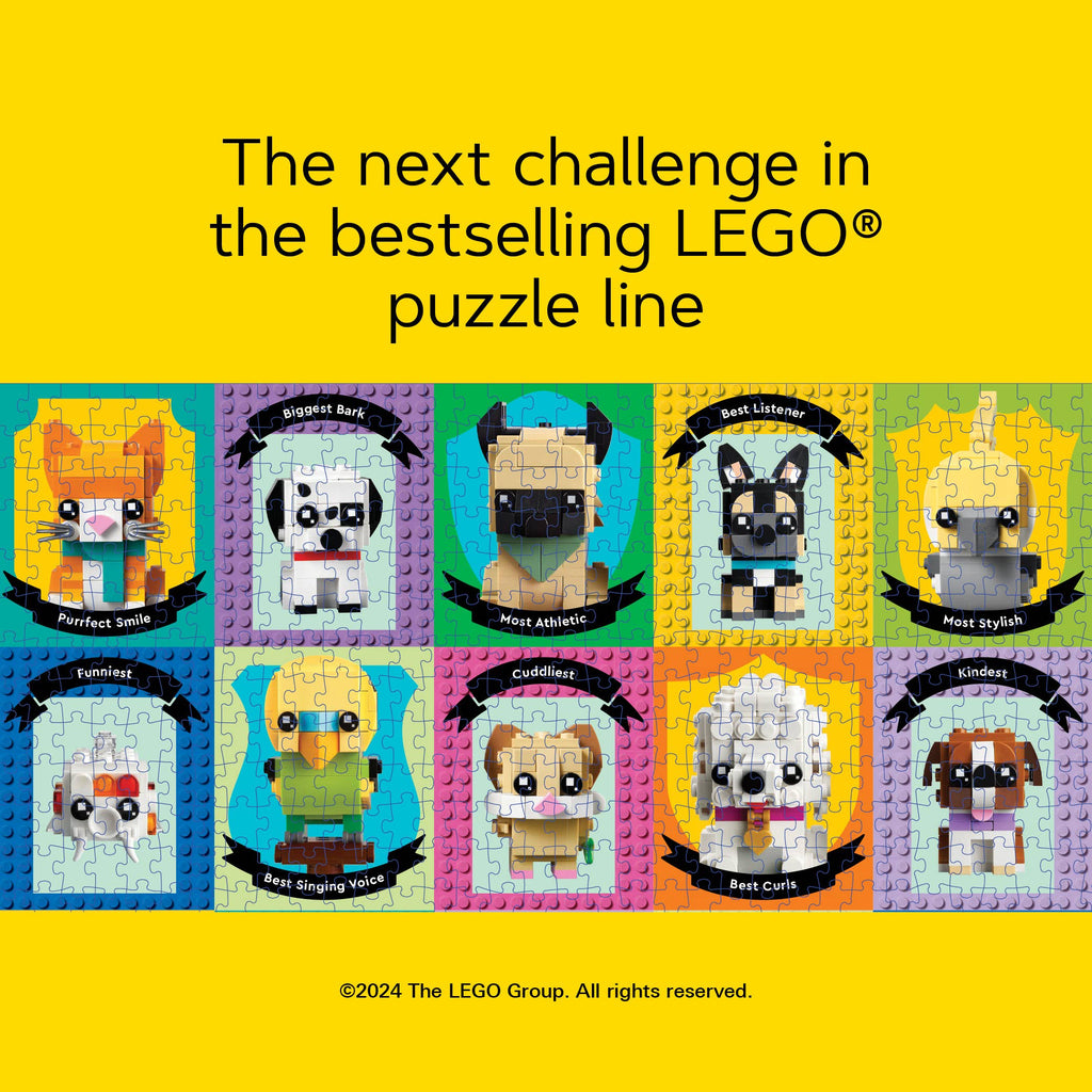 LEGO Pet Pals, 1000-piece puzzle, Chronicle Books
