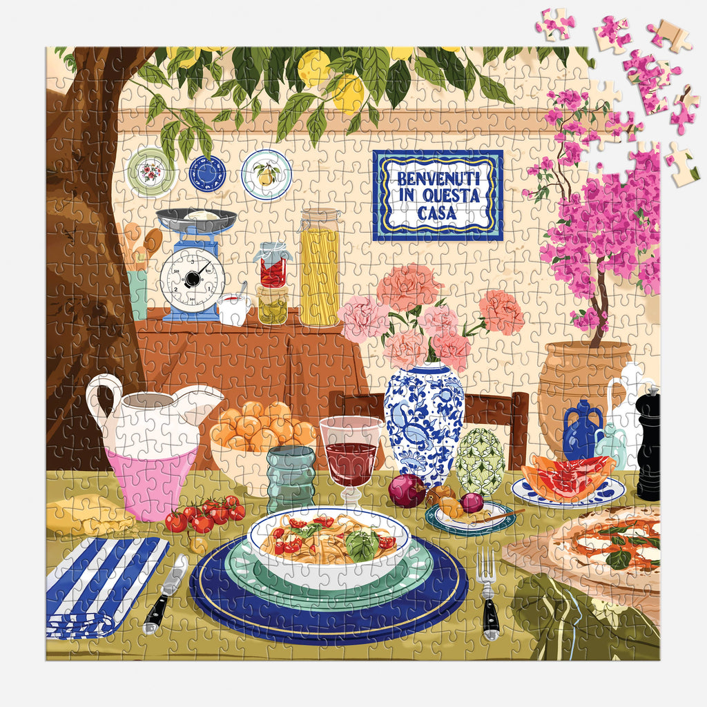 Tuscan Afternoon, 500-piece puzzle, Galison