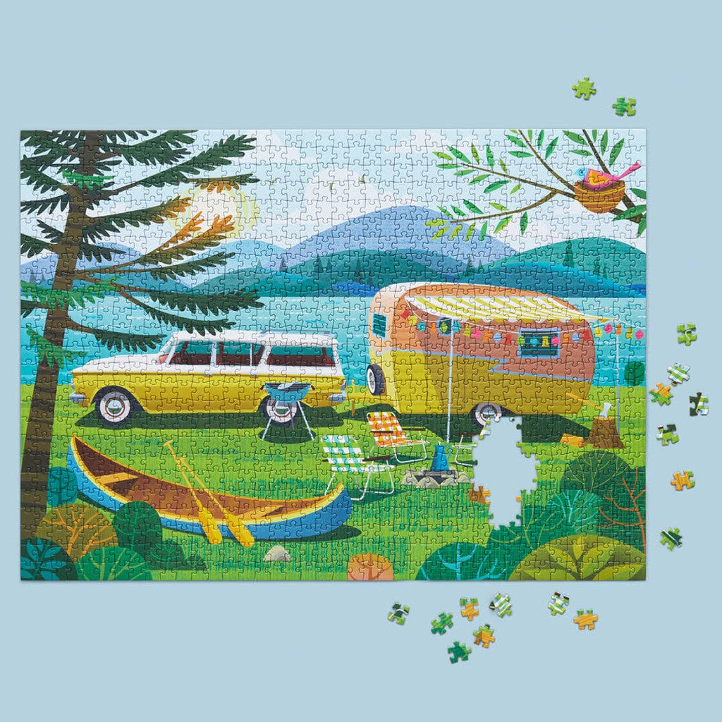 Happy Camper, 1000-piece puzzle, WerkShoppe