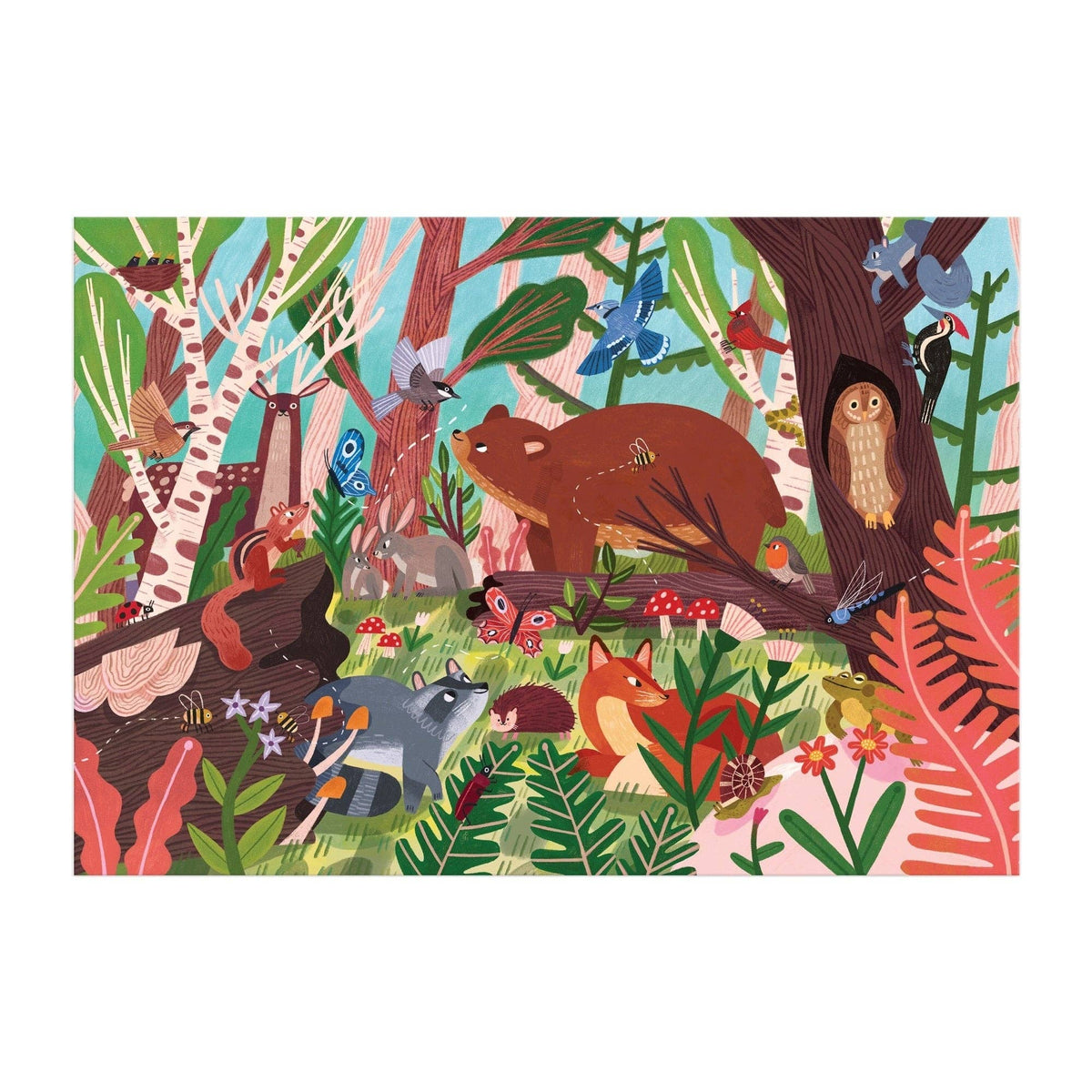 Woodland World, 100-piece kids' puzzle, Mudpuppy