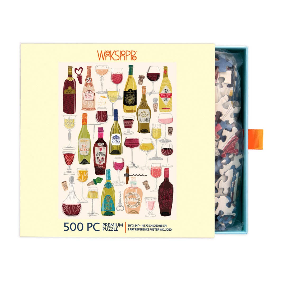 Wine Tasting, 500-piece puzzle, WerkShoppe