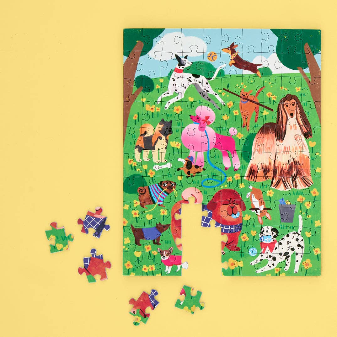 Puppy Park, 100-piece puzzle, WerkShoppe