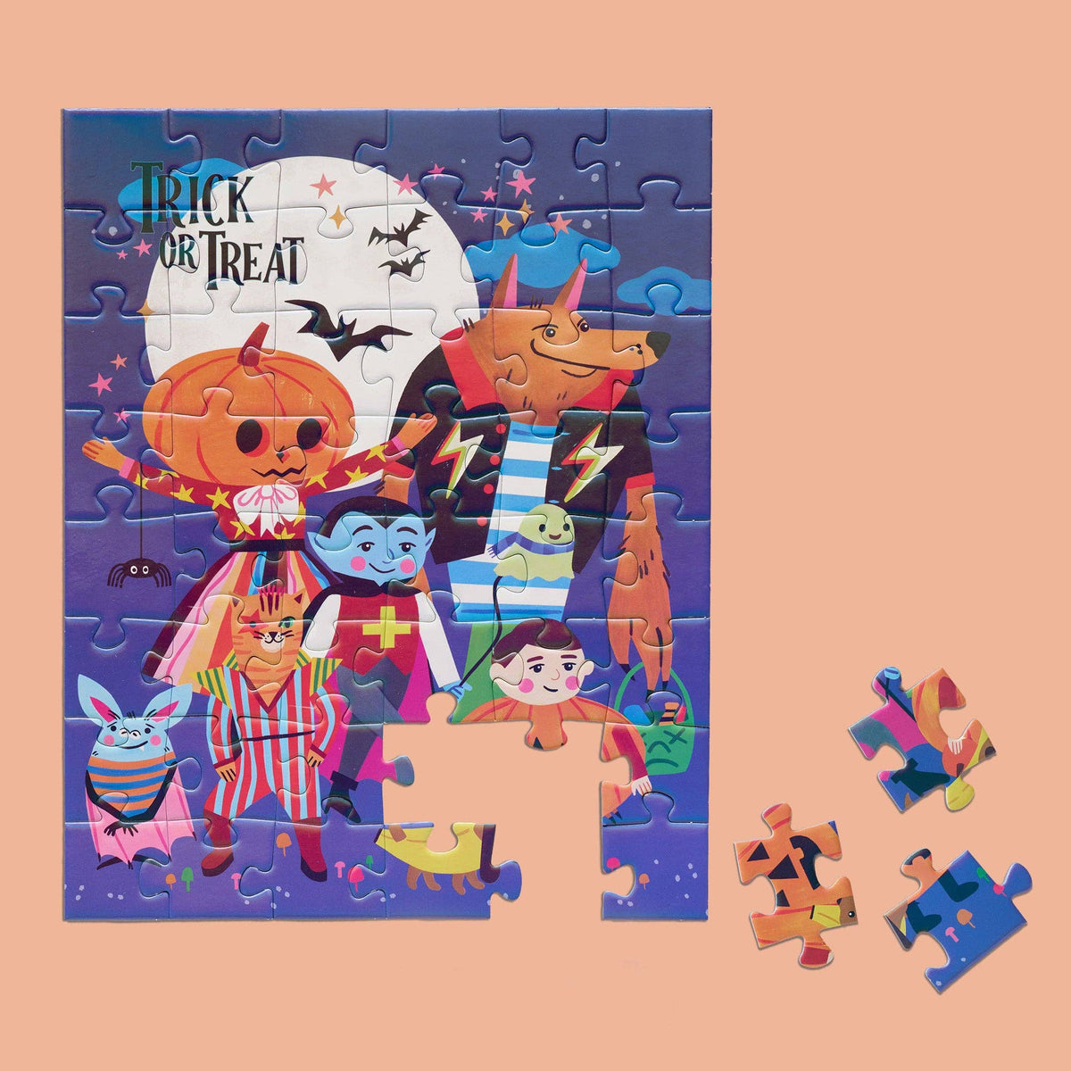 Trick Or Treat, 48-piece kids' puzzle, WerkShoppe