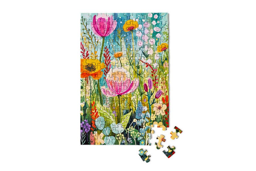 First Pick, Wildflowers, 150-piece puzzle, Micro Puzzles