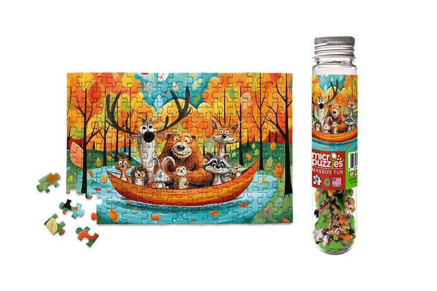 Canoe Critters, 150-piece mini puzzle, Micro Puzzles