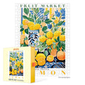 Fruit Market Lemons, 500-piece puzzle, WerkShoppe