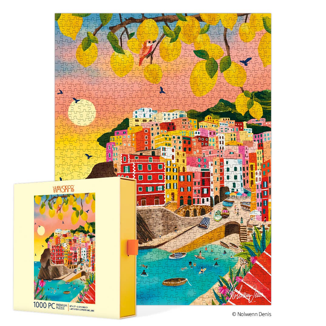 Cinque Terre, 1000-piece puzzle, WerkShoppe