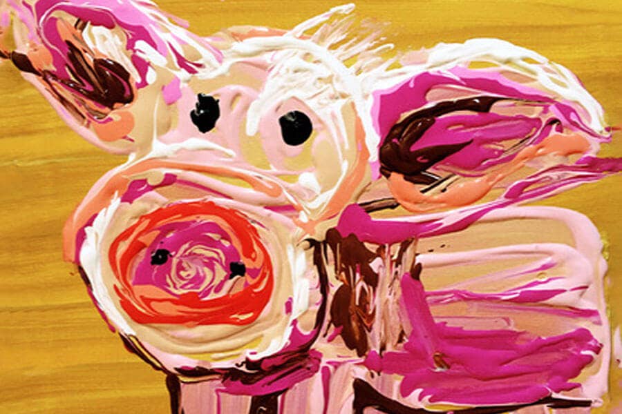 Hogs and Kisses, 150-piece mini puzzle, Micro Puzzles
