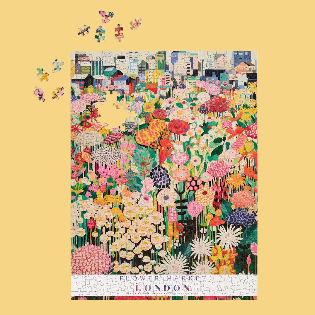London Flower Market, 500-piece puzzle, WerkShoppe
