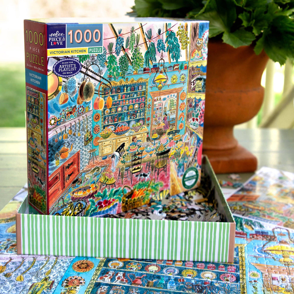 Victorian Kitchen, 1000-piece puzzle, eeBoo