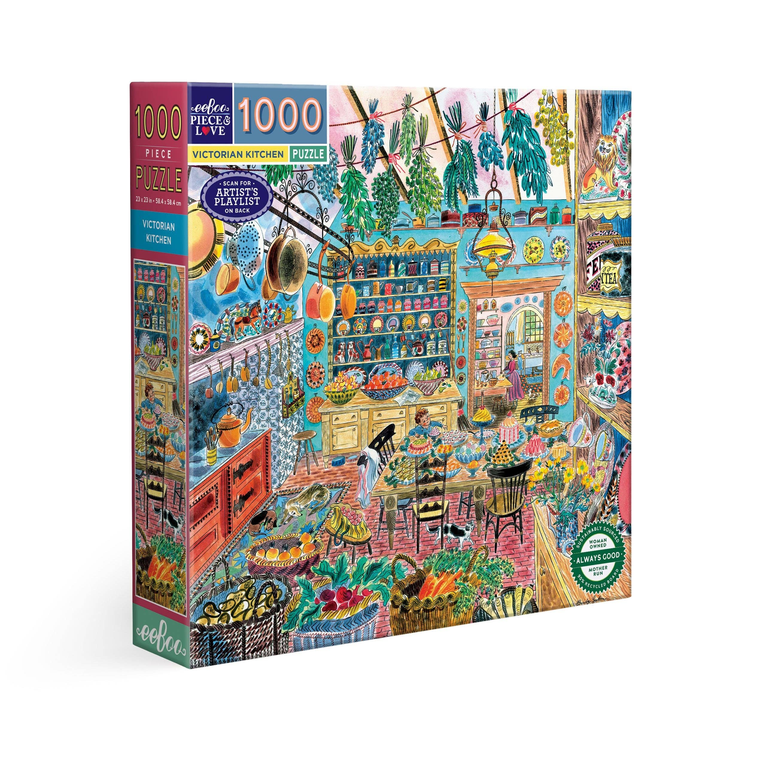 Victorian Kitchen, 1000-piece puzzle, eeBoo